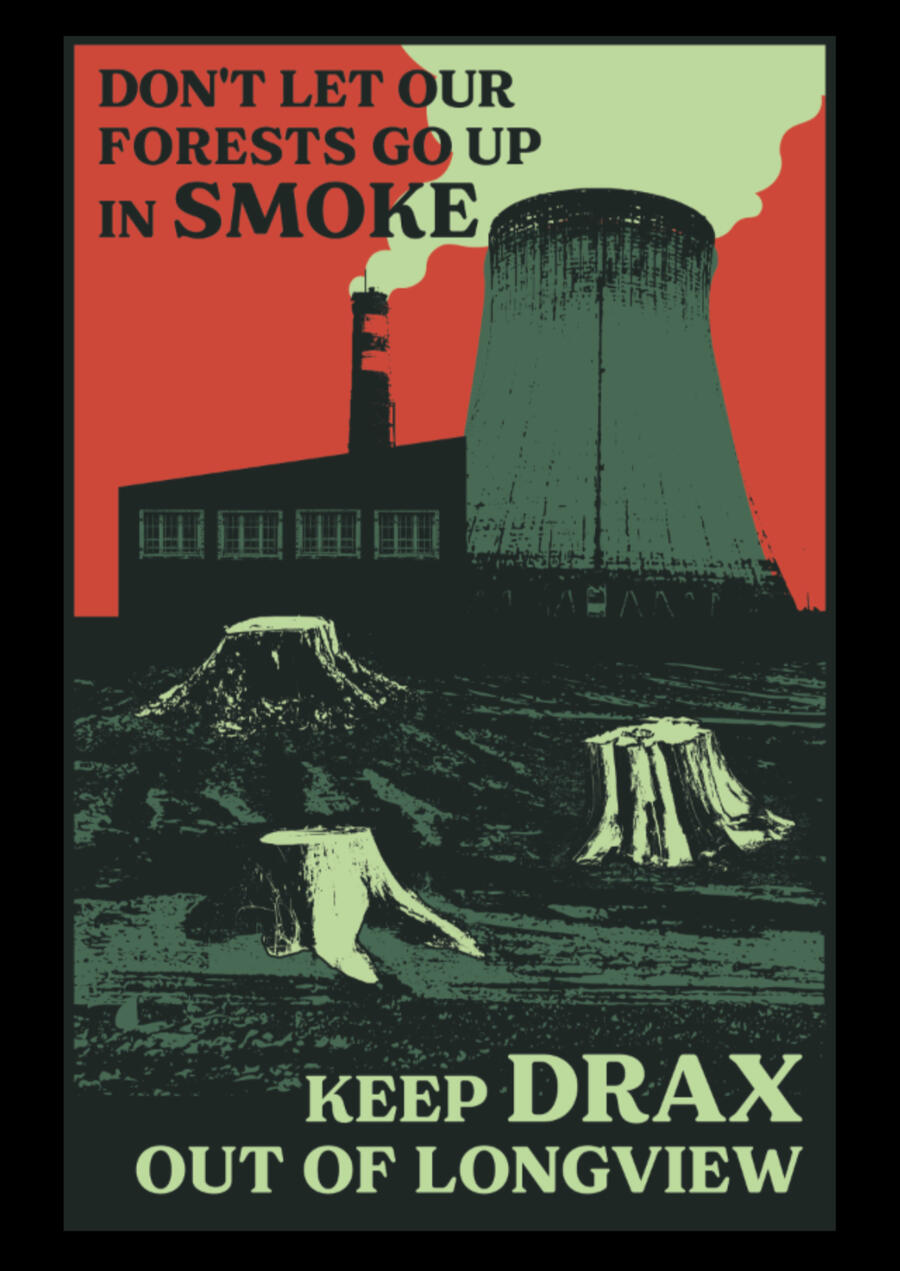 Axe Drax Campaign poster, by 350PDX